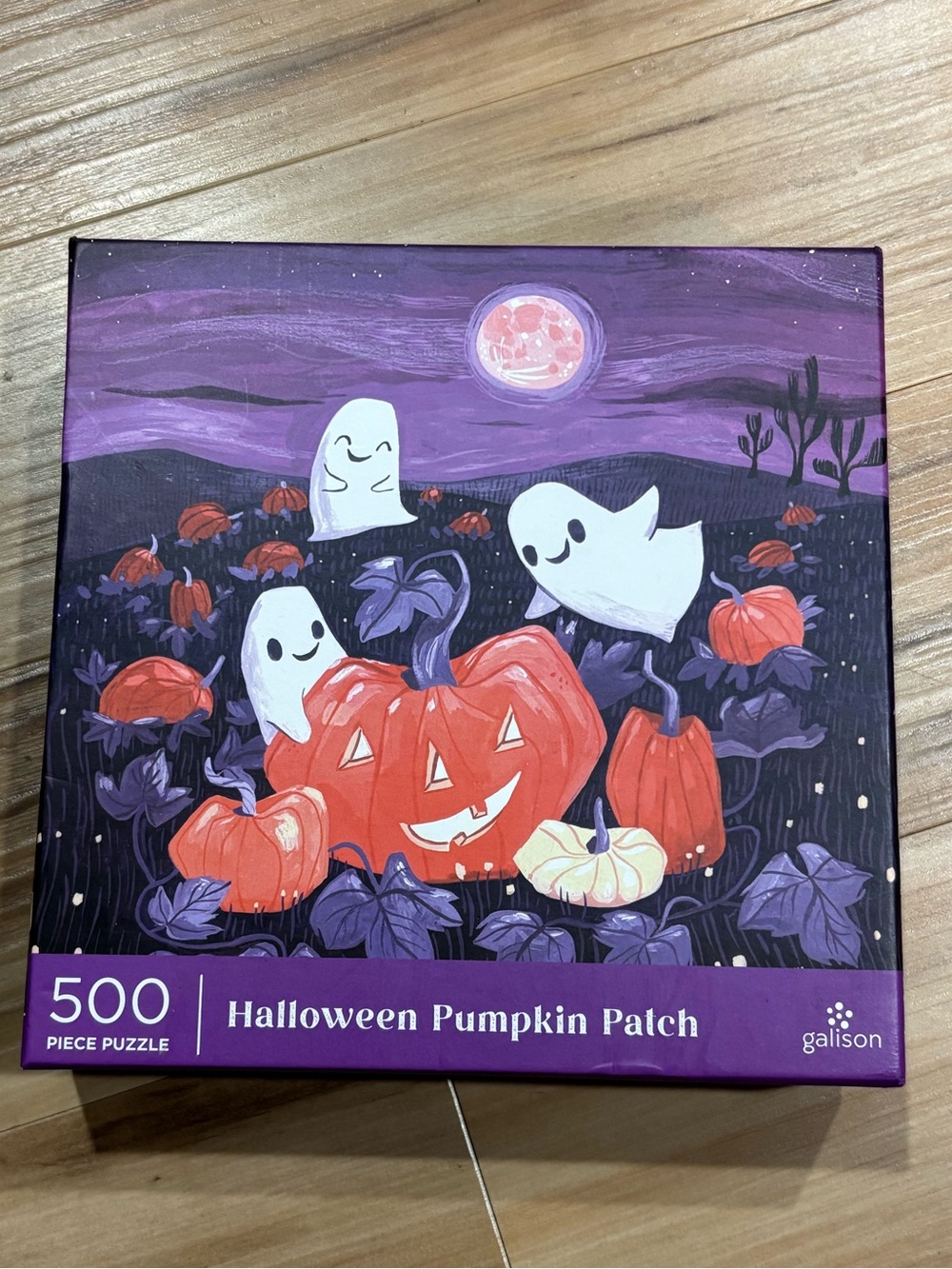 Galison Halloween Pumpkin Patch 500-Piece Puzzle Puzzle Pack Factory Sealed NWT